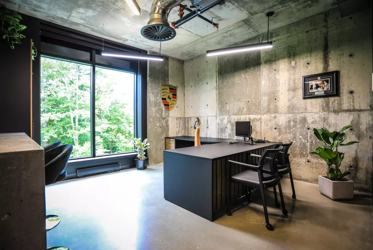 Bureau -  Projet construction commerciale en beton - entrepreneur general Lanaudiere